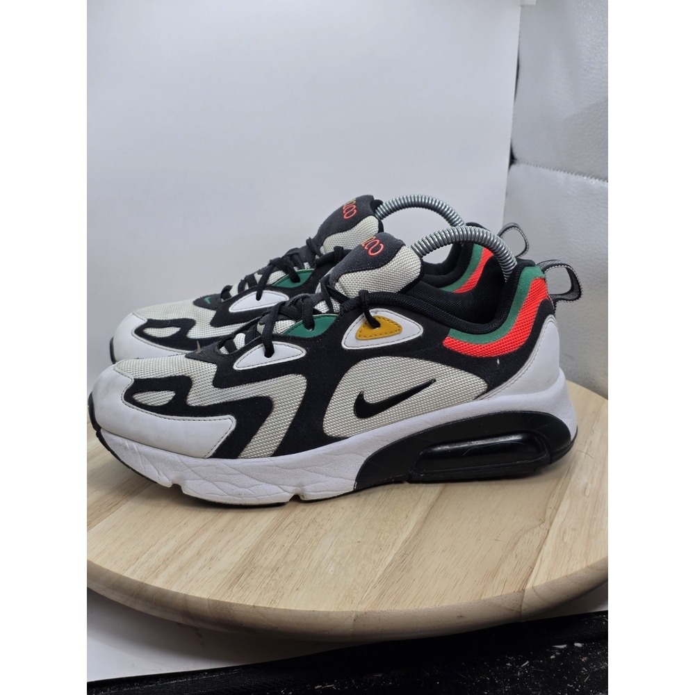 Womens Size  8.5 - Nike Air Max 200 Grade School | AT5627 100 White Black  GS 7Y